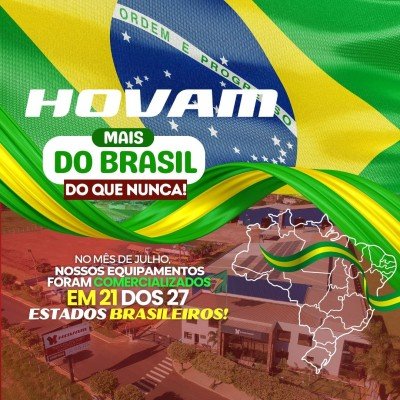 Hovam, mais do BRASIL do que nunca!